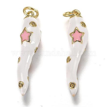 Латунь эмаль подвески X-KK-B026-15G-C-1