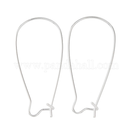 Латунные серьги-кольца серьги почек KK-EC221-NFS-NF-1