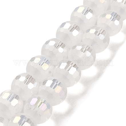 Chapelets de perles en verre électroplaqué EGLA-Z001-03A-AB03-1
