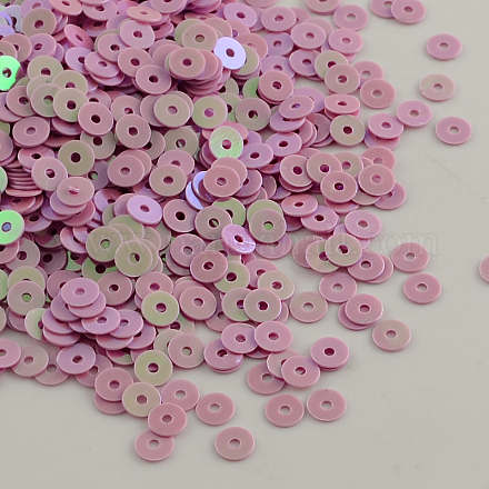 Ornament Accessories Disc Shape Plastic Paillette Beads X-PVC-Q014-2mm-21-1