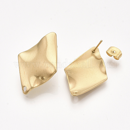 Accessoires de puces d'oreilles en 304 acier inoxydable STAS-S079-56A-1
