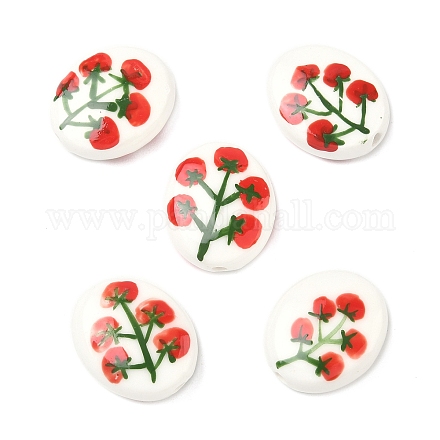 Фарфоровые бусины ручной работы PORC-G014-01F-1