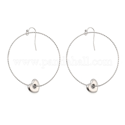 Некорневая нержавеющая сталь 304 висячие серьги для женщин EJEW-G397-04P-1