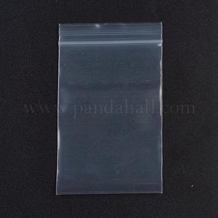 100Pc 6X4cm Zipper Closure Bags Clear Bag Reclosable Plastic Small Baggies  