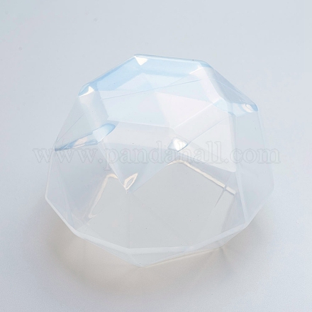 Diyのダイヤモンドのシリコンモールド  レジン型  UVレジン用  エポキシ樹脂ジュエリー作り  ホワイト  104x67mm X-DIY-G012-03F-1