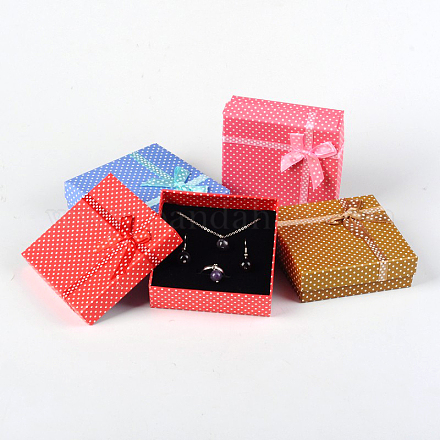 Boîtes de kit de bijoux en carton CBOX-B002-M-1