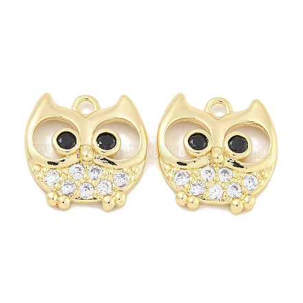 Латунные микропроволочные кубические циркониевые подвески KK-S386-36G-1