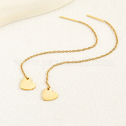 Серьги в форме геометрического круга с кисточками-гвоздиками BK2334-1-1