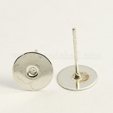 Stud Earring Settings KK-C2900-NFS-1-1