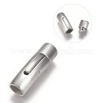 304 Stainless Steel Bayonet Clasps STAS-O114-032A-MP-1