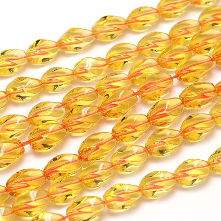 Twist Cultured Piezoelectric Citrine Beads Strands G-I144-14x18-03S-AA-1