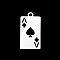 Non-Tarnish 304 Stainless Steel Pendants, Laser Cut, Playing Card A, Stainless Steel Color, 19x10x1mm, Hole: 1.5mm