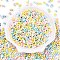 Opaque Acrylic Beads, Peanut, Mixed Color, 6.5x4x3mm, Hole: 1.5mm, about 199pcs/10g