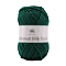 Polyester Yarn for Sweater Hat, for Knitting Crochet Supplies, Green, 2mm, about 94.05 Yards(86m)/Skein