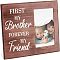 MDF Photo Frames, for Tabletop Display Photo Frame, Rectangle with Word, Word, 195x254x12mm