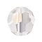 Preciosa® Crystal Beads, Czech Crystal, 451 19 602 Round, 00030 242 Argent Flare, 5mm, Hole: 1mm