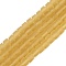 Transparent Frosted Glass Beads Strands, Cube, Faceted, Goldenrod, 4~4.5x4~4.5x4~4.5mm, Hole: 1~1.2mm, about 97~98pcs/strand, 16.14~16.54 inch(41~42cm)