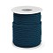 Nylon Threads, Milan Cords/Twisted Cords, Prussian Blue, 3mm, about 21.87 yards(20m)/roll