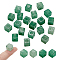 20Pcs Natural Green Aventrine Gemstone European Beads, Large Hole Beads, Cube, 10x10x10mm, Hole: 4.5~5mm