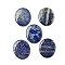 Natural Lapis Lazuli Cabochons, Flat Oval, 44.5~45x37.5~38x6~7mm