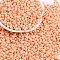Baking Paint Glass Seed Beads, Round Hole, Peanut, PeachPuff, 3.5x6x3.5mm, Hole: 0.9mm, about 3750pcs/pound