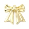 Alloy Pendants, Bowknot Charms, Rack Plating, Cadmium Free & Nickel Free & Lead Free, Light Gold, 41x41x9.5mm, Hole: 3mm