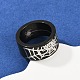 Fingerringe aus Edelstahl 304&nbsp;LS-RJEW-A074-02EB-1