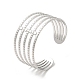 304 Stainless Steel Bangles BJEW-L682-022P-2