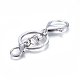 Alloy Keychain Clasp Findings PALLOY-F210-01P-2