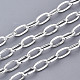 304 Stainless Steel Paperclip Chains CHS-N001-13S-1