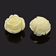 Synthetic Coral 3D Flower Rose Beads CORA-A006-20mm-050-1