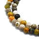 Brins de perles de jaspe bourdon naturel G-P457-A03-30-2