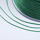 日本の平らな弾性結晶ストリング  弾性ビーズ糸  ストレッチブレスレット作り用  グリーン  0.8mm  300ヤード/ロール  900フィート/ロール EW-G006-02-2