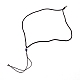 Boucles de cordon de pendentif en nylon NWIR-WH0012-03A-1