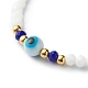 Bracelets de perles de nylon tressés réglables BJEW-JB06440-01-4