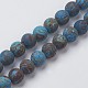 Natural Chrysocolla Round Bead Strands G-G969-8mm-1