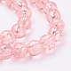 Spray Painted Crackle Glass Beads Strands CCG-Q001-6mm-03-3
