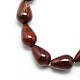 Natürliche rote Jaspis Perlen Stränge G-T004-04-1