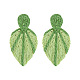 Pendientes colgantes de rafia&nbsp;WG204BE-03-1