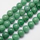 Brins ronds de perles aventurine vert naturel G-L419-58-1