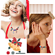 Kit per realizzare collane con braccialetti europei fai-da-te a tema natalizio DIY-WH0308-346-5
