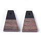 Colgantes de resina & madera X-RESI-S358-52J-2