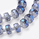 Chapelets de perles en verre électroplaqué EGLA-E051-FR10mm-B01-3