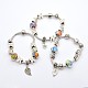 Mixte Style perles en alliage de style européen bracelets BJEW-P049-19-1