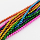 Baking Painted Glass Bead Strands DGLA-R036-6mm-M-1