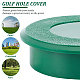 OLYCRAFT 3Pcs Green Golf Cup Cover 4 Inch Golf Hole Putting Green Golf Practice Training Aids Golf Training Equipment for Outdoor Activities Golf Activities AJEW-WH0014-98-5