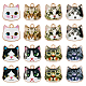 SUNNYCLUE 1 Box 8 Style 48Pcs Enamel Cat Charms Animal Charm Bulk Alloy Cats Head Pet Charm for Jewellery Making Charms Supplies Accessories DIY Necklace Bracelet Earring Craft Women Beginners Adults FIND-SC0003-20-1