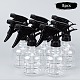 250ml Empty Plastic Spray Bottles with Black Trigger Sprayers Clear Trigger Sprayer Bottle with Adjustable Nozzle for Cleaning Gardening Plant Hair Salon AJEW-BC0005-71-5
