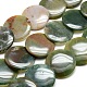 Natural Lentil Indian Agate Beads Strands G-P062-60-1