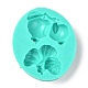 Granatapfel- und knoblauchform diy lebensmittelechte silikonformen DIY-J007-01B-2
